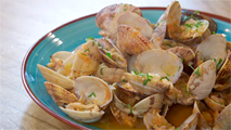 Receta de merluza con almejas a la marinera